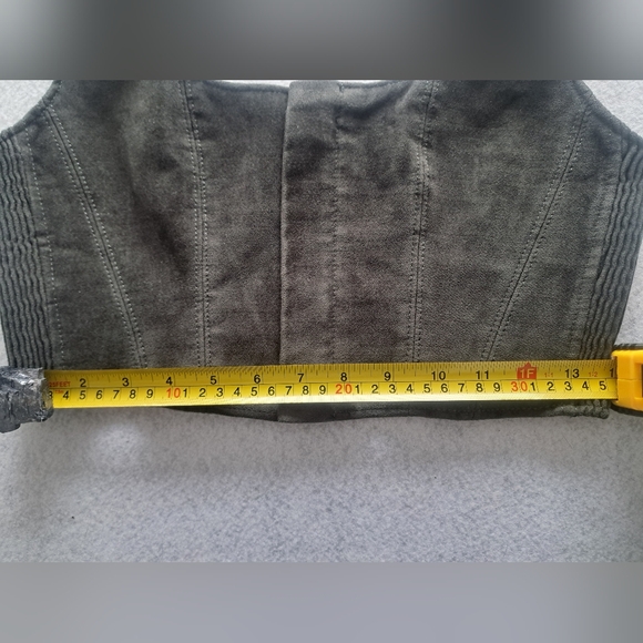 NWOT Babaton Dark Green Zipper Front Cropped Corset - Picture 9 of 12